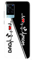 Love Mom Dad Mobile Back Case for Vivo X60 Pro (Design - 385)
