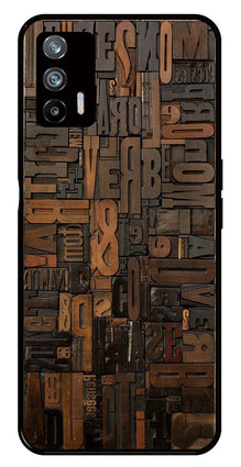 Alphabets Metal Mobile Case for Realme X7 Max 5G