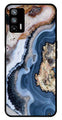 Marble Design Metal Mobile Case for Realme X7 Max 5G   (Design No -53)