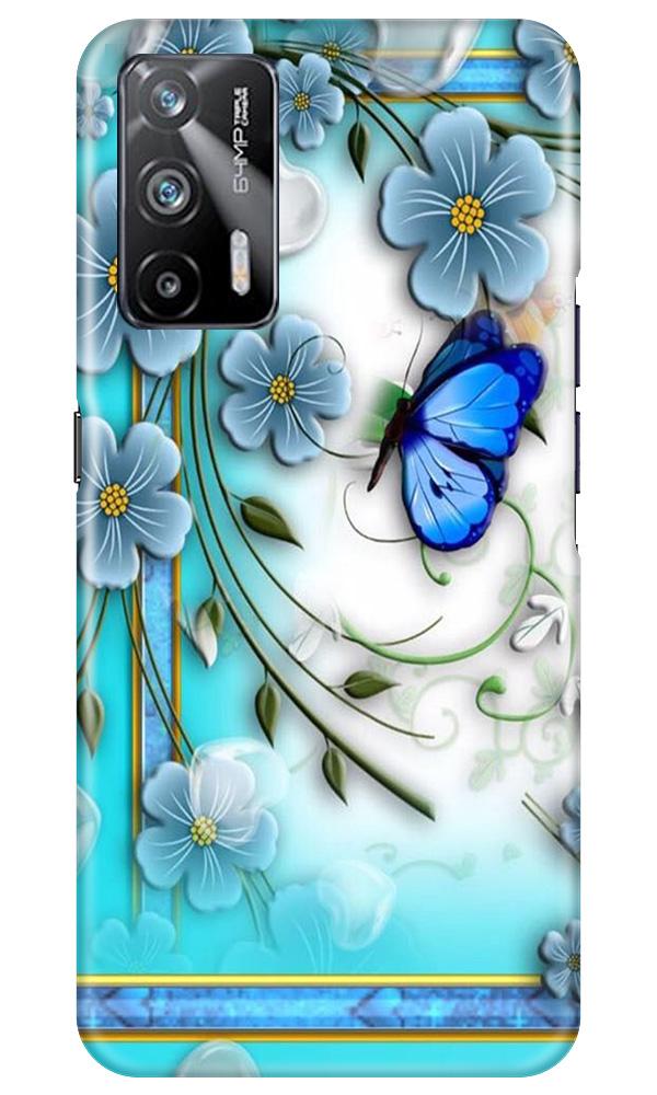 Blue Butterfly Case for Realme X7 Max 5G