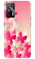 White Pick Butterflies Case for Realme X7 Max 5G