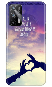 Fall in love Mobile Back Case for Realme X7 Max 5G (Design - 50)