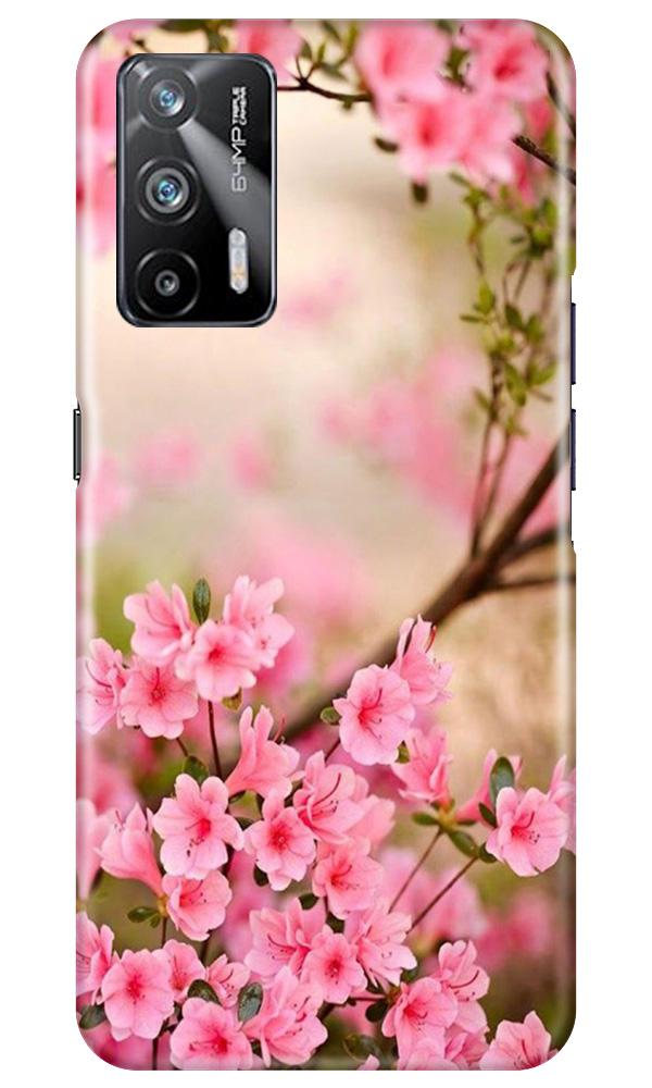 Pink flowers Case for Realme X7 Max 5G