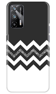 Black white Pattern2Mobile Back Case for Realme X7 Max 5G (Design - 83)