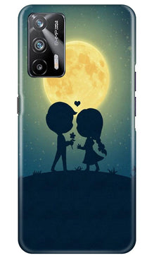 Love Couple Mobile Back Case for Realme X7 Max 5G  (Design - 109)