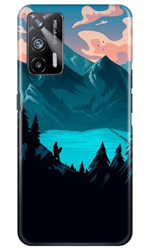 Mountains Mobile Back Case for Realme X7 Max 5G (Design - 186)
