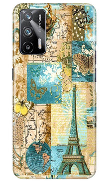 Travel Eiffel Tower Mobile Back Case for Realme X7 Max 5G (Design - 206)
