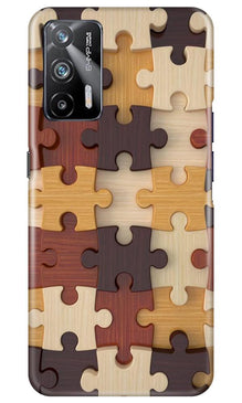 Puzzle Pattern Mobile Back Case for Realme X7 Max 5G (Design - 217)