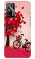 Red Heart Cycle Case for Realme X7 Max 5G (Design No. 222)