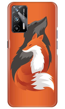 Wolf  Mobile Back Case for Realme X7 Max 5G (Design - 224)