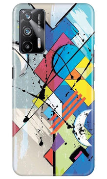 Modern Art Mobile Back Case for Realme X7 Max 5G (Design - 235)