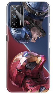 Ironman Captain America Mobile Back Case for Realme X7 Max 5G (Design - 245)