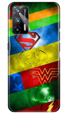 Superheros Logo Mobile Back Case for Realme X7 Max 5G (Design - 251)