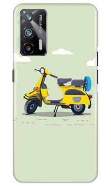Vintage Scooter Mobile Back Case for Realme X7 Max 5G (Design - 260)