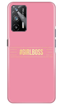 Girl Boss Pink Mobile Back Case for Realme X7 Max 5G (Design - 263)