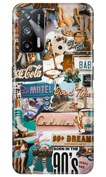 Vintage Design Mobile Back Case for Realme X7 Max 5G (Design - 284)