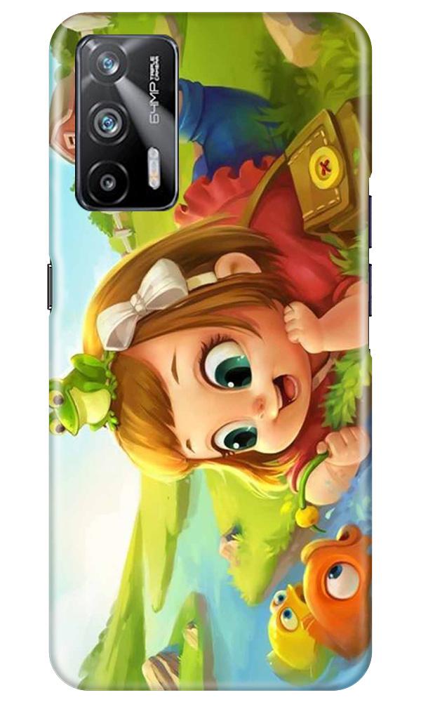 Baby Girl Mobile Back Case for Realme X7 Max 5G (Design - 339)