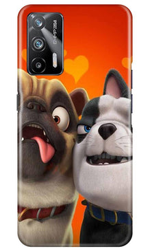 Dog Puppy Mobile Back Case for Realme X7 Max 5G (Design - 350)