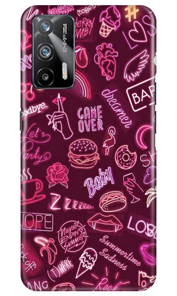 Party Theme Mobile Back Case for Realme X7 Max 5G (Design - 392)