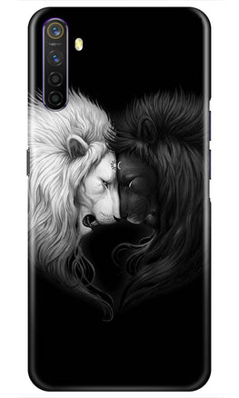 Dark White Lion Case for Realme XT  (Design - 140)