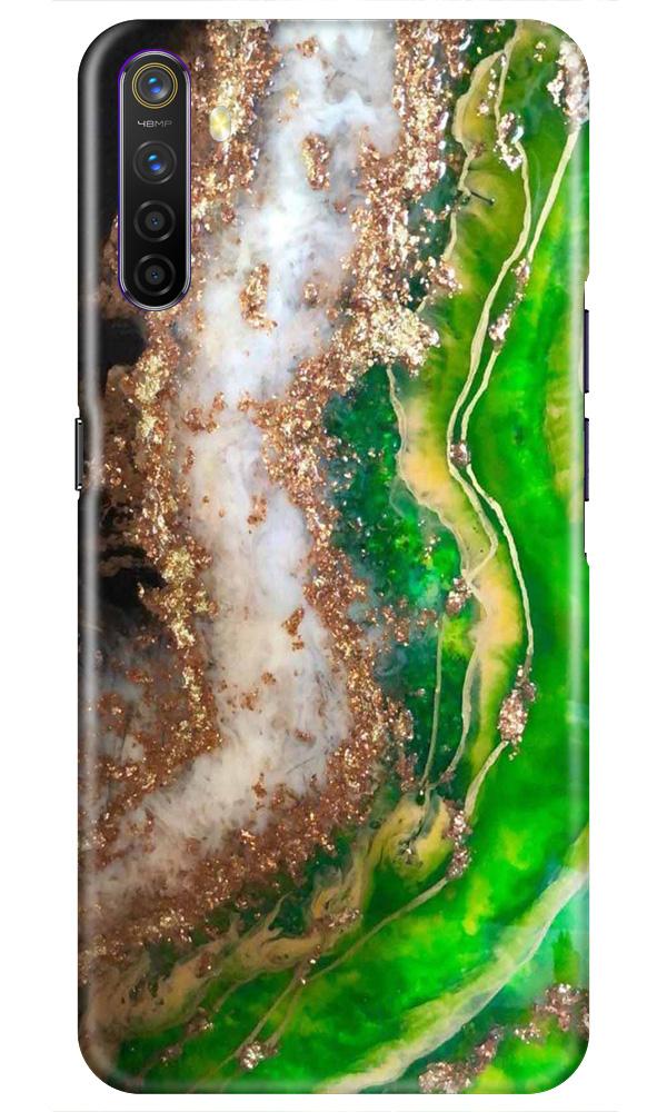 Marble Texture Mobile Back Case for Realme XT  (Design - 307)