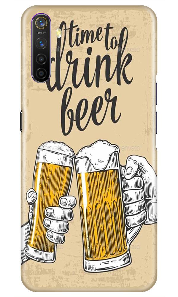 Drink Beer Mobile Back Case for Realme X2  (Design - 328)