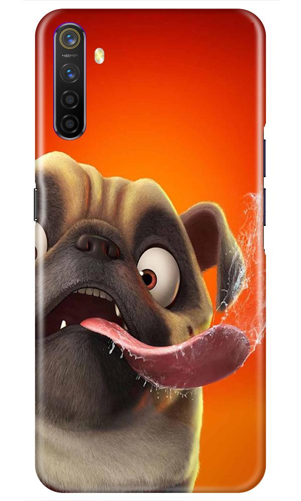Dog Mobile Back Case for Realme X2  (Design - 343)