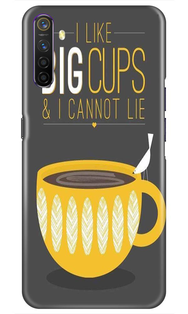 Big Cups Coffee Mobile Back Case for Realme X2(Design - 352)