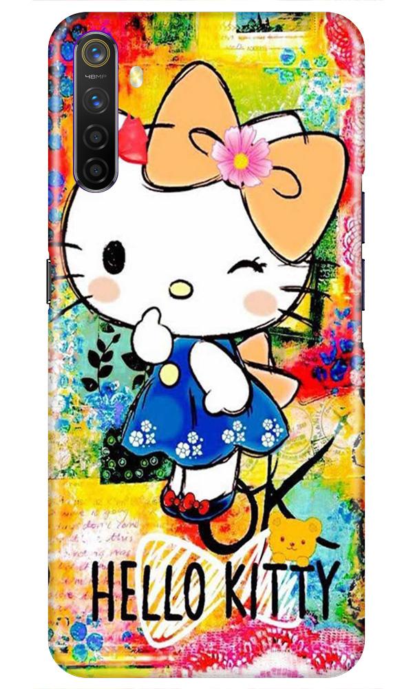 Hello Kitty Mobile Back Case for Realme XT  (Design - 362)