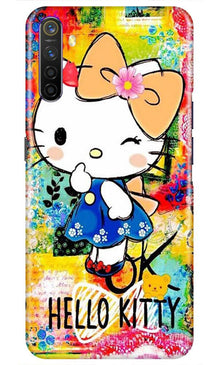 Hello Kitty Mobile Back Case for Realme X2  (Design - 362)