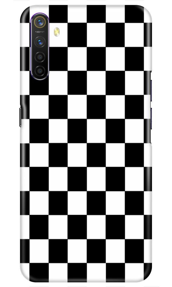 Black White Boxes Mobile Back Case for Realme X2  (Design - 372)