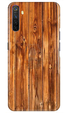 Wooden Texture Mobile Back Case for Realme X2  (Design - 376)
