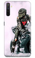 Biker Mobile Back Case for Realme XT  (Design - 383)