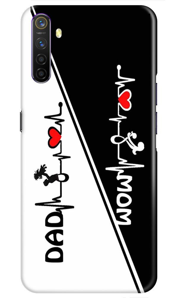 Love Mom Dad Mobile Back Case for Realme X2  (Design - 385)