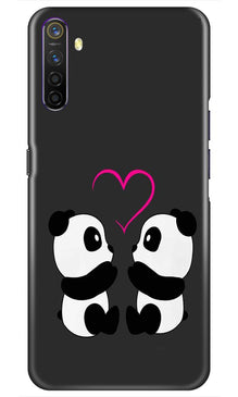Panda Love Mobile Back Case for Realme X2  (Design - 398)