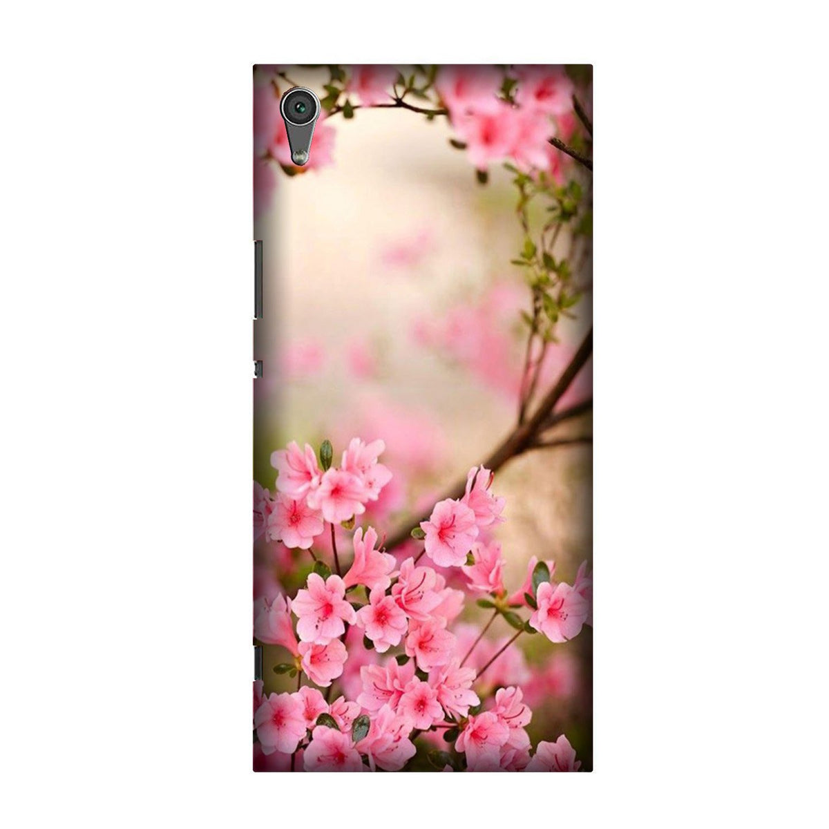 Pink flowers Case for Sony XA1 Plus