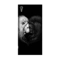 Dark White Lion Case for Sony XA Ultra  (Design - 140)