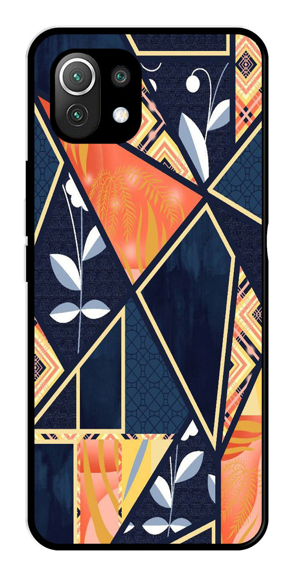 Marble Design Metal Mobile Case for Xiaomi 11 Lite 5G   (Design No -07)