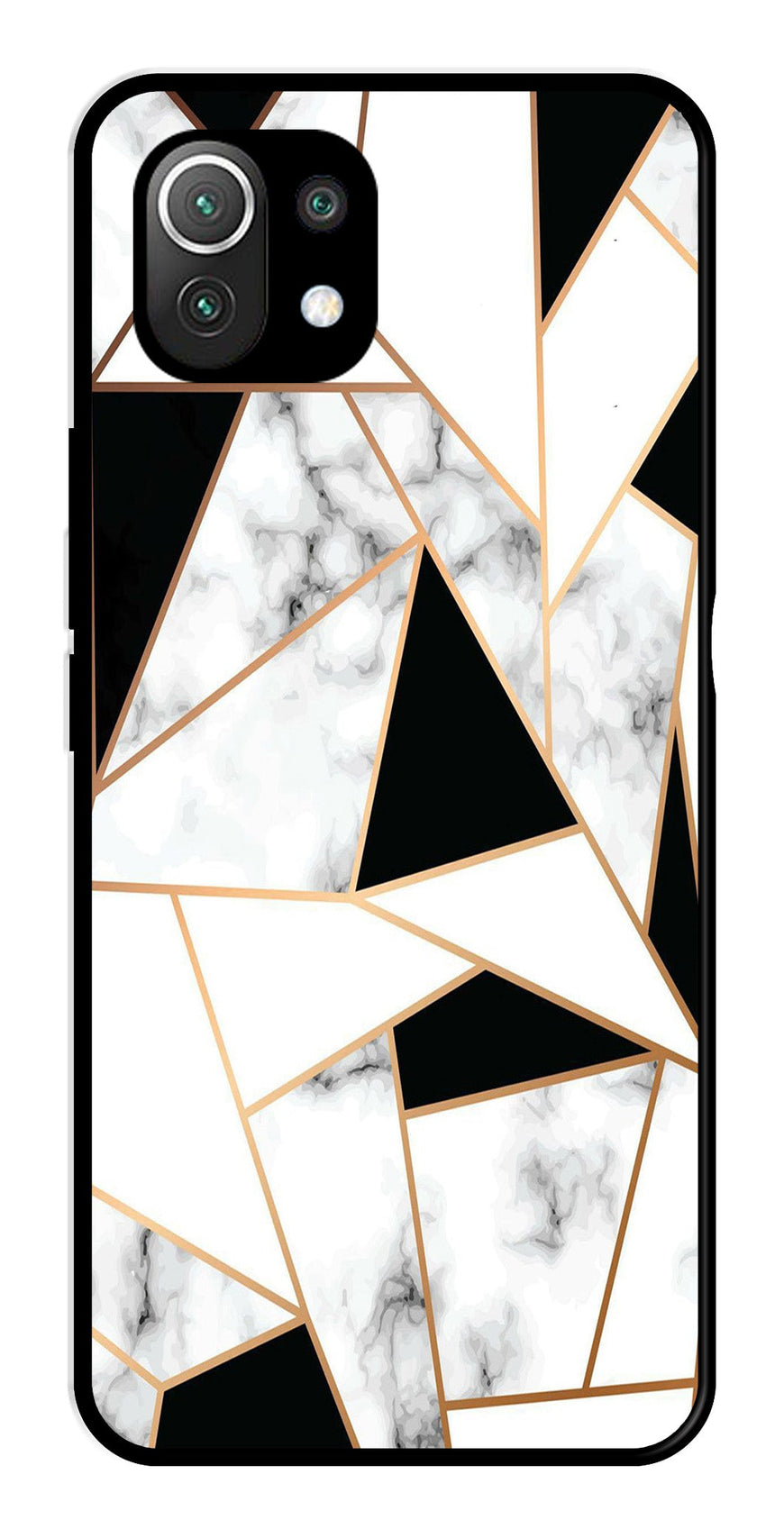 Marble Design2 Metal Mobile Case for Xiaomi 11 Lite 5G   (Design No -08)