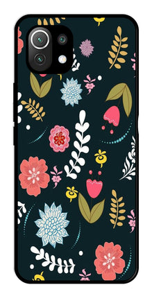 Floral Pattern2 Metal Mobile Case for Xiaomi 11 Lite 5G