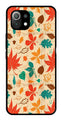 Leafs Design Metal Mobile Case for Xiaomi 11 Lite 5G   (Design No -14)