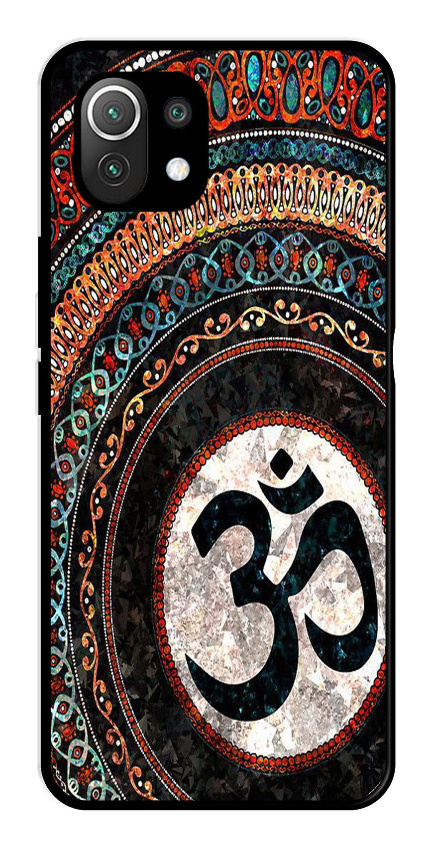 Oum Design Metal Mobile Case for Xiaomi 11 Lite 5G   (Design No -15)