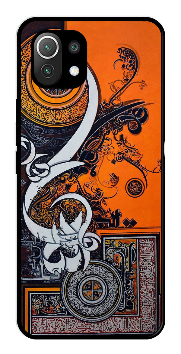 Qalander Art Metal Mobile Case for Xiaomi 11 Lite 5G   (Design No -16)