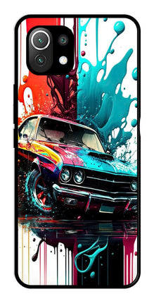 Vintage Car Metal Mobile Case for Xiaomi 11 Lite 5G