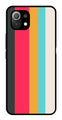 Muted Rainbow Metal Mobile Case for Xiaomi 11 Lite 5G   (Design No -31)