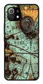 Map Design Metal Mobile Case for Xiaomi 11 Lite 5G   (Design No -54)