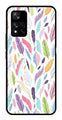 Colorful Feathers Metal Mobile Case for Xiaomi 11i 5G   (Design No -06)