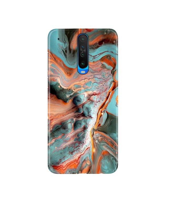 Marble Texture Mobile Back Case for Poco X2(Design - 309)