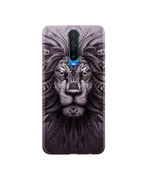 Lion Mobile Back Case for Poco X2  (Design - 315)