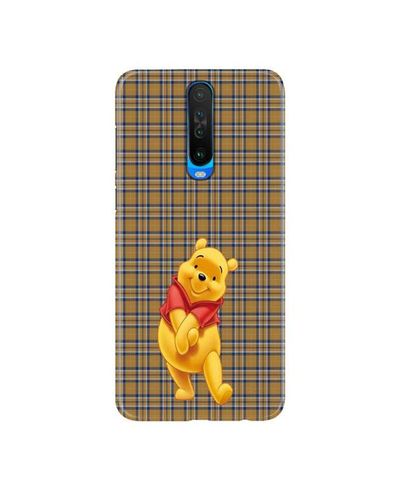 Pooh Mobile Back Case for Poco X2  (Design - 321)
